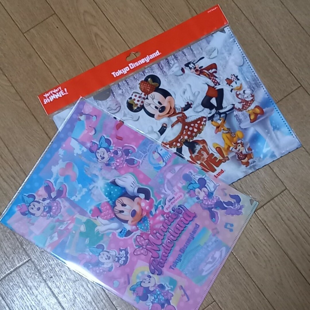 Disney(ディズニー)のミニーマウスクリアファイル エンタメ/ホビーのアニメグッズ(クリアファイル)の商品写真