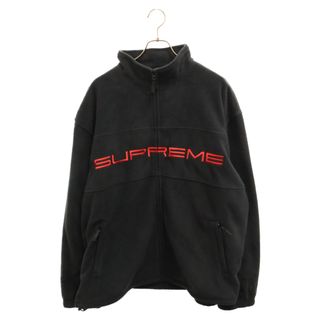 シュプリーム(Supreme)のSUPREME シュプリーム 23AW Polartec Zip Jacket Black ポーラテック ジップ フリースジャケット ブラック(フライトジャケット)