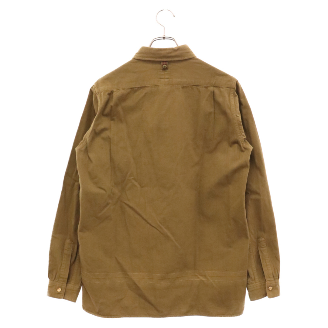 VISVIM(ヴィスヴィム)のVISVIM ヴィスヴィム 16AW LONG RIDER L/S OVER DYED 後染めコットン ヘンプ 長袖シャツ ブラウン 0116205011015 メンズのトップス(シャツ)の商品写真