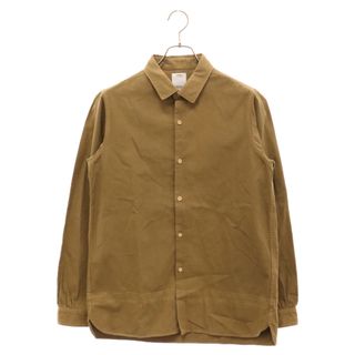 VISVIM ヴィスヴィム 16AW LONG RIDER L/S OVER DYED 後染めコットン ヘンプ 長袖シャツ ブラウン 0116205011015