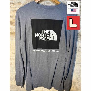 THE NORTH FACE ザノースフェイス ロンT グレー系 Lサイズ(Tシャツ/カットソー(七分/長袖))