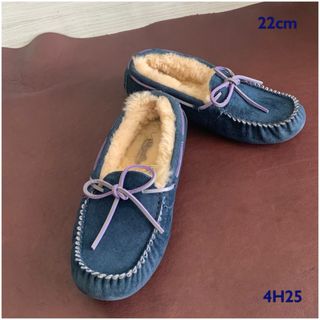 アグ(UGG)のUGG【22㎝位】ムートンシューズ☆クリーニングお手入れ済(スリッポン/モカシン)