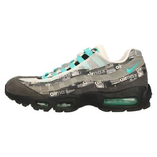 ナイキ(NIKE)のNIKE ナイキ ×ATOMOS AIR MAX95 WE LOVE NIKE アトモス エアマックス95 ウィーラブナイキ ローカットスニーカー グレー US9.5/27.5cm AQ0925-001(スニーカー)