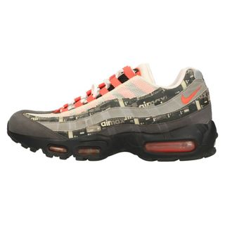 ナイキ(NIKE)のNIKE ナイキ ×ATOMOS AIR MAX95 RED WE LOVE NIKE アトモス エアマックス95 レッド ウィーラブナイキ ローカットスニーカー グレー US9/27cm AQ0925-002(スニーカー)