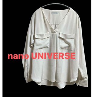 nano・universe - nano UNIVERSE ナノユニバース　シャツ　ブラウス　カットソーVネック