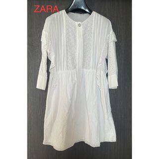 ザラ(ZARA)の【最終価格】ZARA BASIC コットンワンピース(ひざ丈ワンピース)