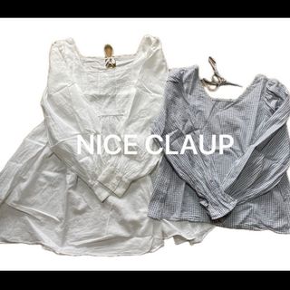 NICE CLAUP - NICE CLAUP ブラウス2枚セット