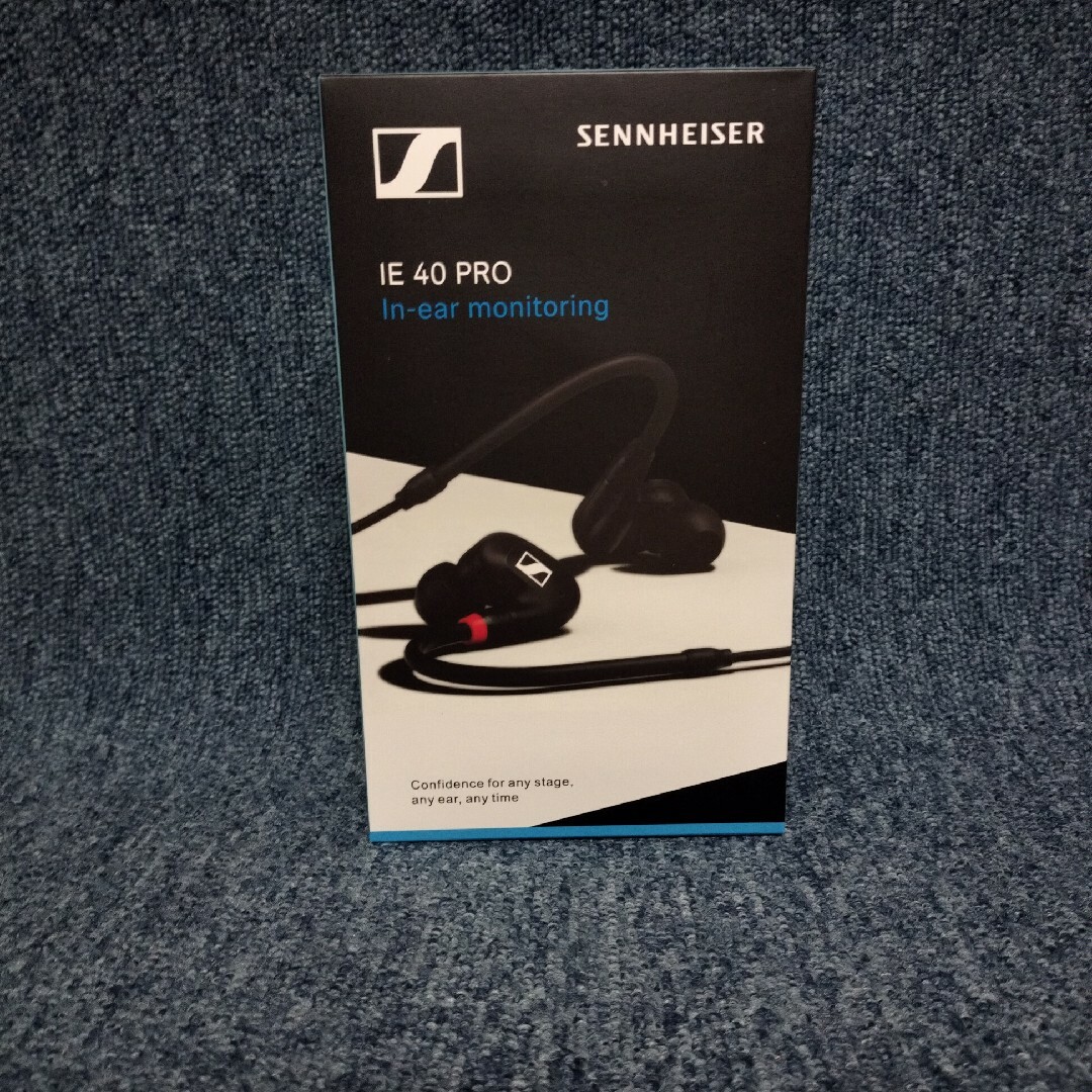 SENNHEISER(ゼンハイザー)のam SENNHEISER ゼンハイザー IE40 PRO 黒 ブラック スマホ/家電/カメラのオーディオ機器(ヘッドフォン/イヤフォン)の商品写真