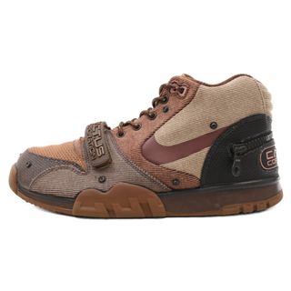 ナイキ(NIKE)のNIKE ナイキ AIR TRAINER 1 SP CACTUS JACK Archaeo Brown エアトレーナー1 カクタスジャック トラヴィススコット ハイカットスニーカー シューズ US10/28cm DR7515-200(スニーカー)