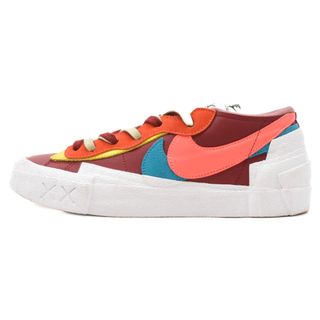 ナイキ(NIKE)のNIKE ナイキ ×sacai×KAWS BLAZER LOW TEAM RED サカイ ブレーザー ローカットスニーカー チームレッド US9.5/27.5cm DM7901-600(スニーカー)