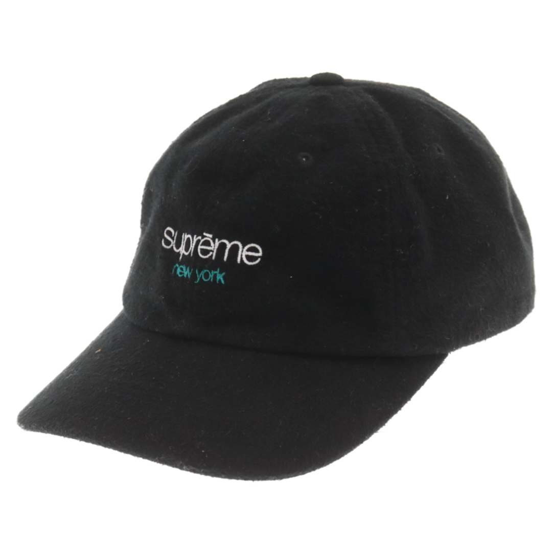 Supreme(シュプリーム)のSUPREME シュプリーム 23AW Washed Flannel 6-Panel ウォッシュド フランネル 6パネル キャップ ブラック メンズの帽子(キャップ)の商品写真