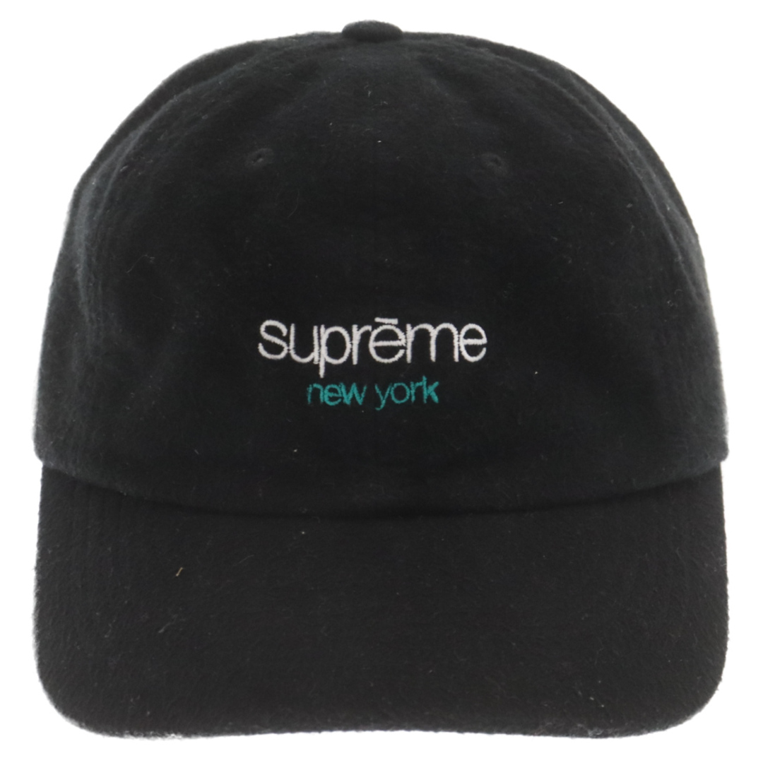Supreme(シュプリーム)のSUPREME シュプリーム 23AW Washed Flannel 6-Panel ウォッシュド フランネル 6パネル キャップ ブラック メンズの帽子(キャップ)の商品写真