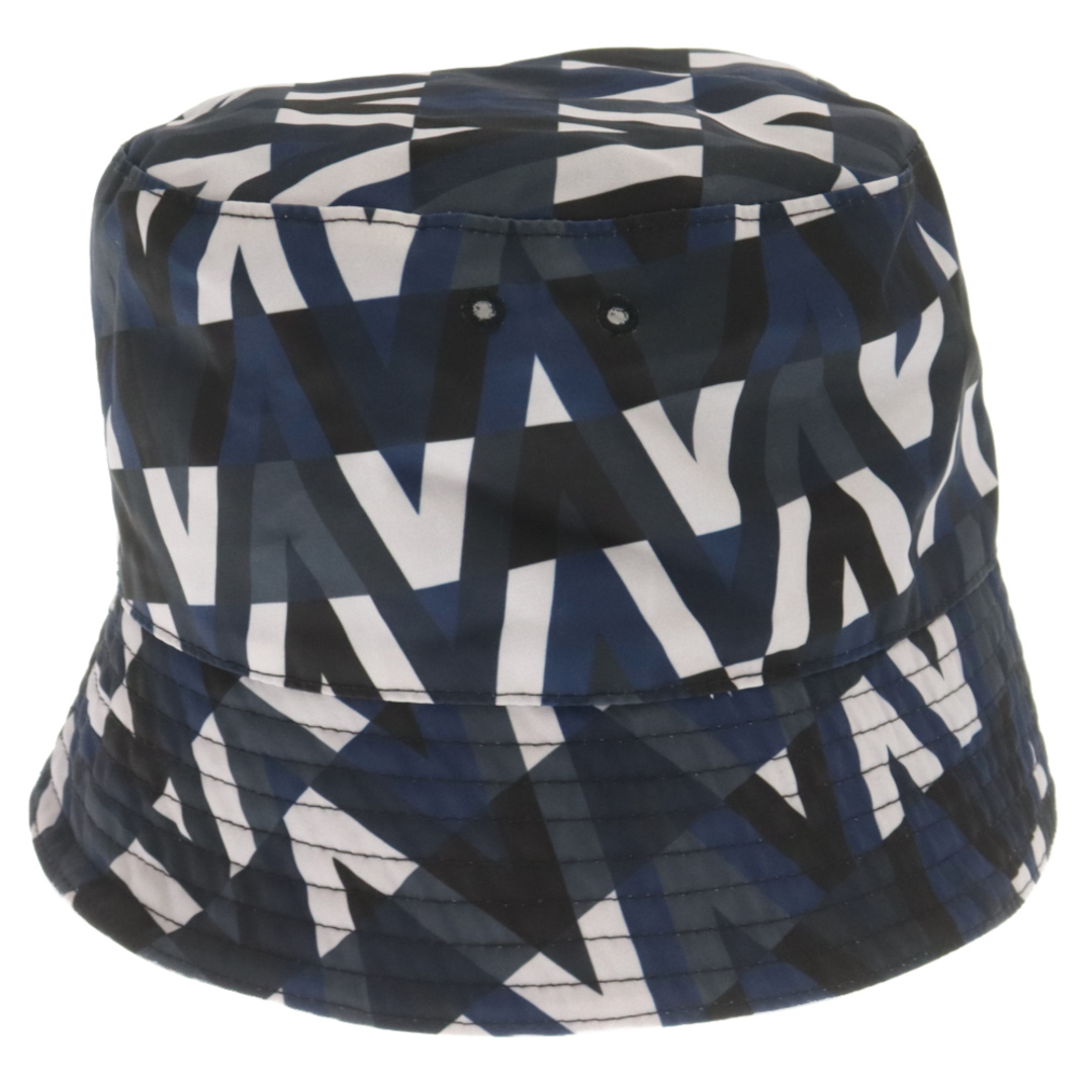 VALENTINO(ヴァレンティノ)のVALENTINO ヴァレンチノ REVERSIBLE BUCKET HAT リバーシブル バケットハット ネイビー/ホワイト XY2HGA14EBQ メンズの帽子(ハット)の商品写真