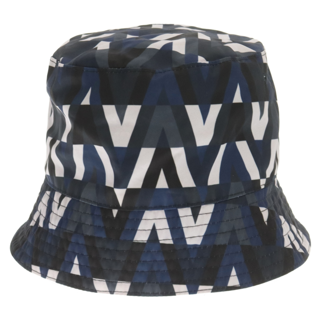 VALENTINO(ヴァレンティノ)のVALENTINO ヴァレンチノ REVERSIBLE BUCKET HAT リバーシブル バケットハット ネイビー/ホワイト XY2HGA14EBQ メンズの帽子(ハット)の商品写真