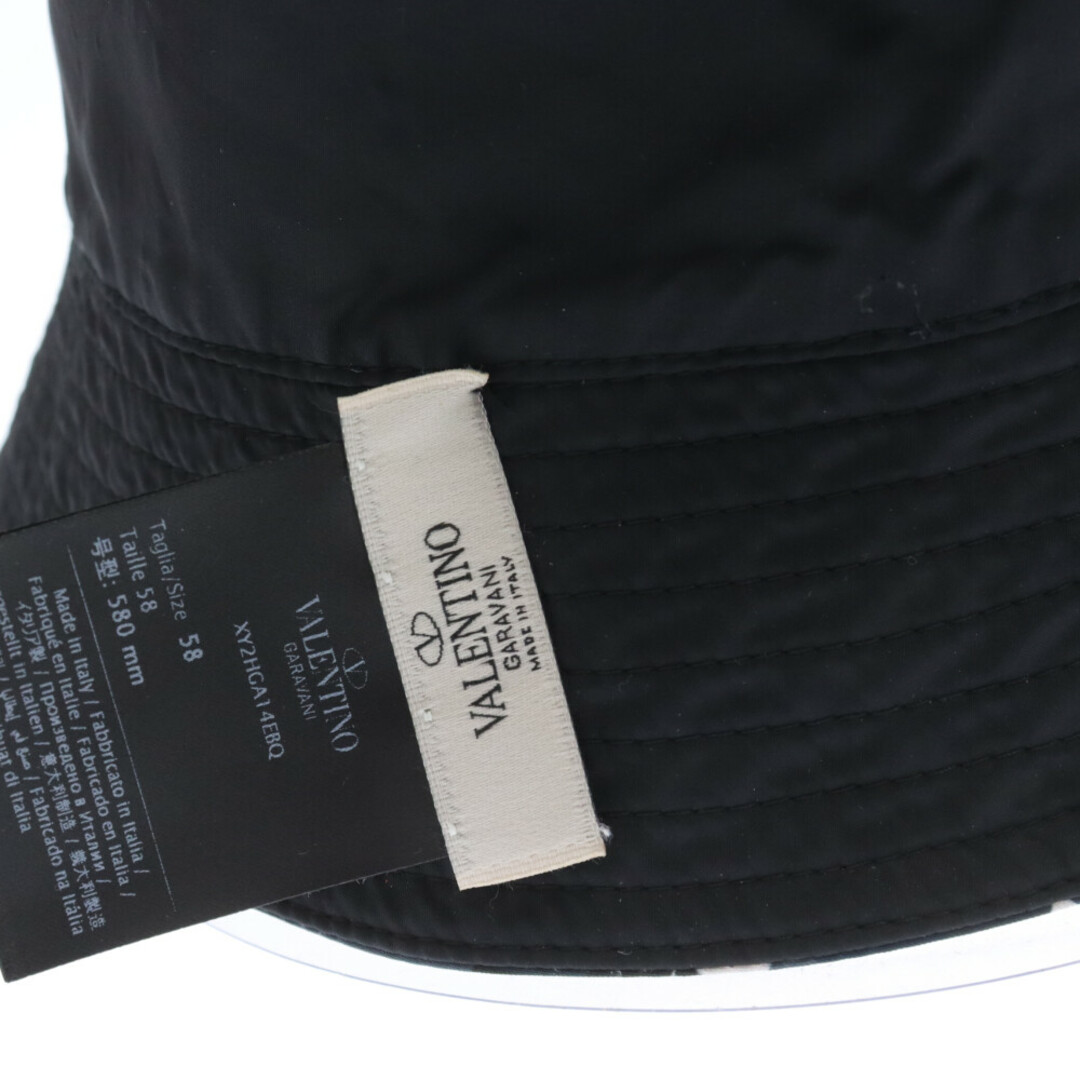 VALENTINO(ヴァレンティノ)のVALENTINO ヴァレンチノ REVERSIBLE BUCKET HAT リバーシブル バケットハット ネイビー/ホワイト XY2HGA14EBQ メンズの帽子(ハット)の商品写真