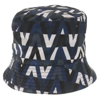 VALENTINO - VALENTINO ヴァレンチノ REVERSIBLE BUCKET HAT リバーシブル バケットハット ネイビー/ホワイト XY2HGA14EBQ