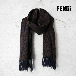 FENDI - 良品 FENDI ヴィンテージ ズッカ柄 マフラー ストール