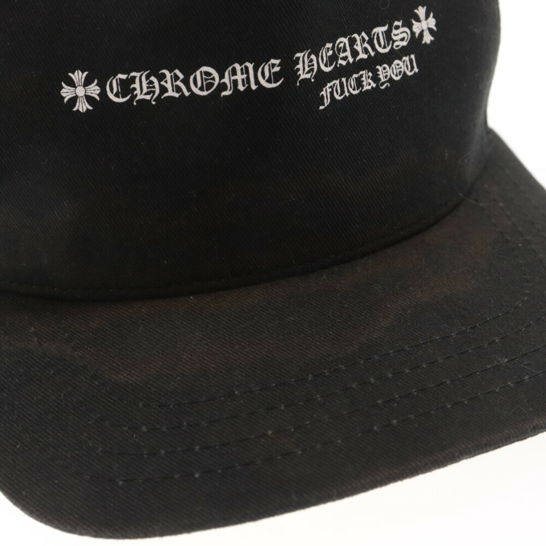 Chrome Hearts(クロムハーツ)のCHROME HEARTS クロムハーツ FUCK YOU Mesh Cap ファッキューメッシュキャップ ブラック メンズの帽子(キャップ)の商品写真