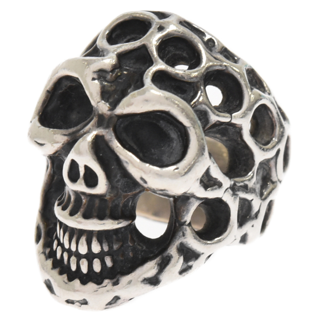 BILL WALL LEATHER(ビルウォールレザー)のBill Wall Leather/BWL ビルウォールレザー Master Skull Ring w/Holes マスタースカル フォールズ シルバーリング シルバー メンズのアクセサリー(リング(指輪))の商品写真