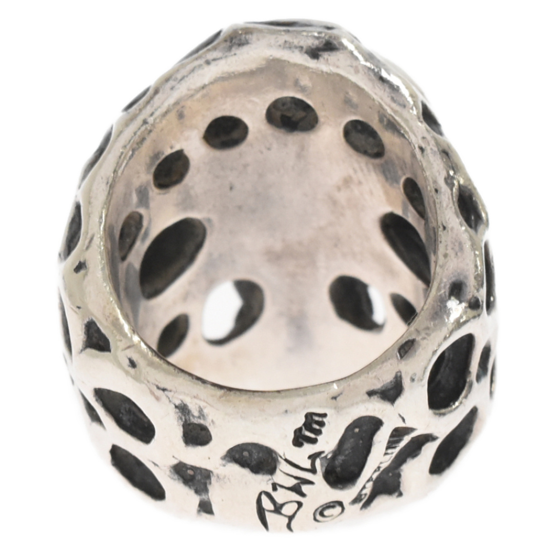 BILL WALL LEATHER(ビルウォールレザー)のBill Wall Leather/BWL ビルウォールレザー Master Skull Ring w/Holes マスタースカル フォールズ シルバーリング シルバー メンズのアクセサリー(リング(指輪))の商品写真