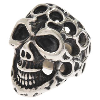 ビルウォールレザー(BILL WALL LEATHER)のBill Wall Leather/BWL ビルウォールレザー Master Skull Ring w/Holes マスタースカル フォールズ シルバーリング シルバー(リング(指輪))