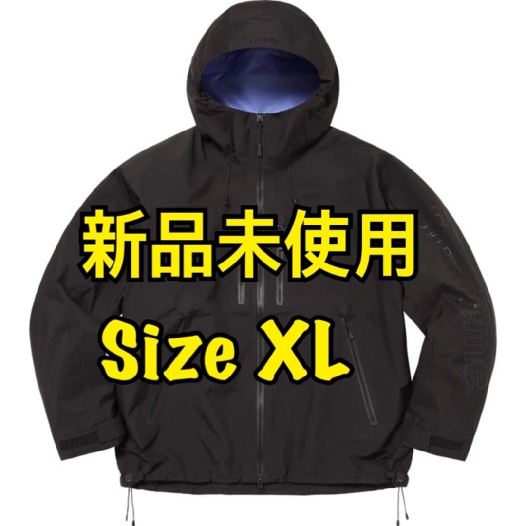 Supreme(シュプリーム)のGORE-TEX Taped Seam Shell Jacket 黒xl メンズのジャケット/アウター(ナイロンジャケット)の商品写真