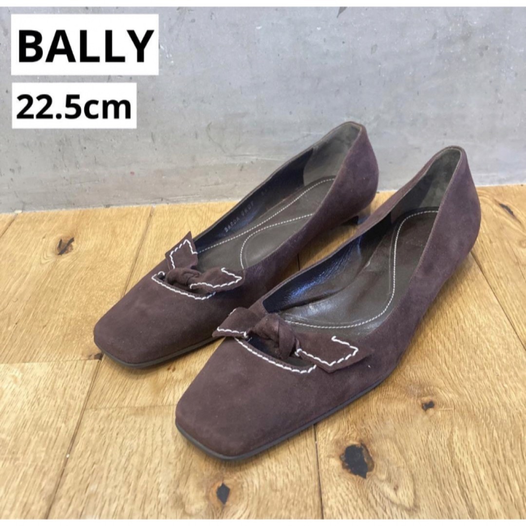 Bally(バリー)のBALLY バリー　ヒール　パンプス　ブラウン　リボン　入学　卒業 レディースの靴/シューズ(ハイヒール/パンプス)の商品写真