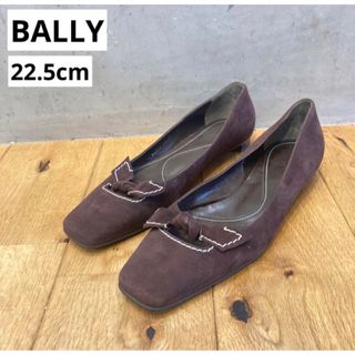 バリー(Bally)のBALLY バリー　ヒール　パンプス　ブラウン　リボン　入学　卒業(ハイヒール/パンプス)