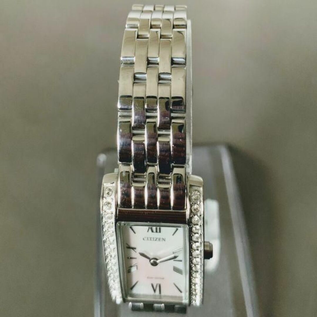 CITIZEN(シチズン)のエコドライブ★スワロフスキーダイヤ34石 腕時計 ソーラー シチズン レディース レディースのファッション小物(腕時計)の商品写真