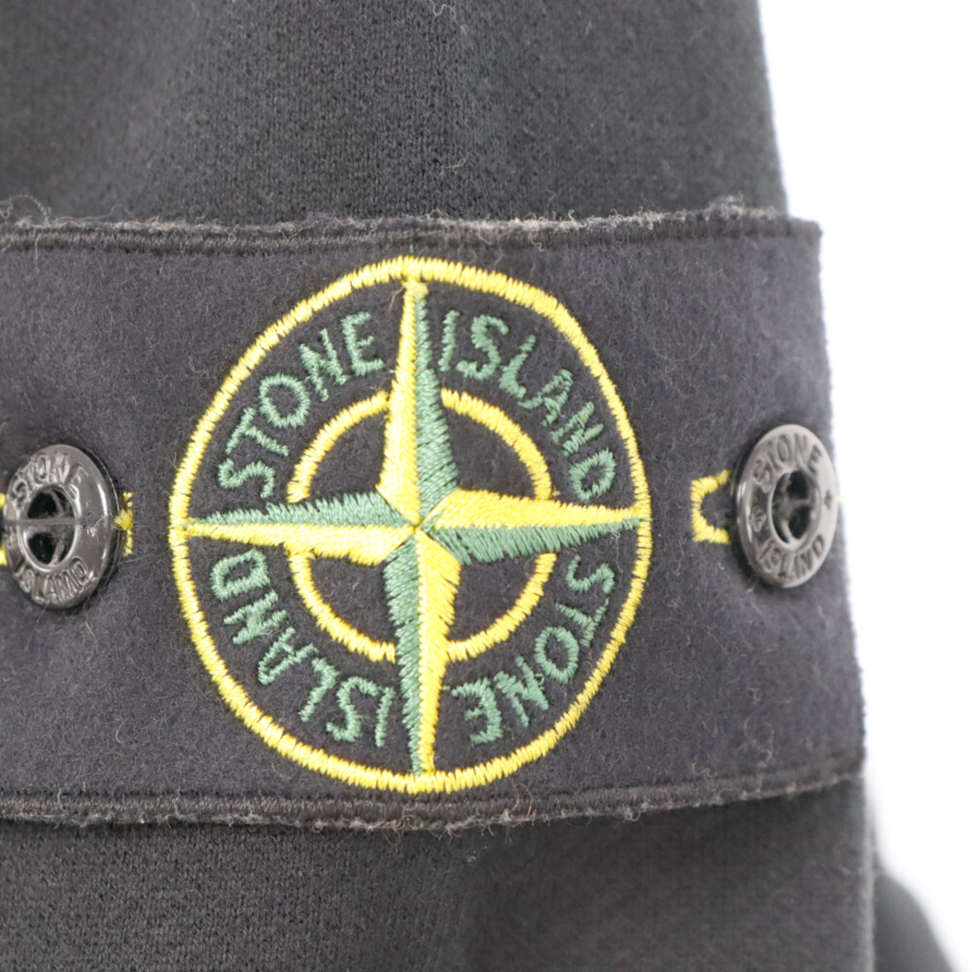 STONE ISLAND(ストーンアイランド)のSTONE ISLAND ストーンアイランド ワッペン付き ハーフジップハイネックスウェット ブラック 611563347 メンズのトップス(スウェット)の商品写真