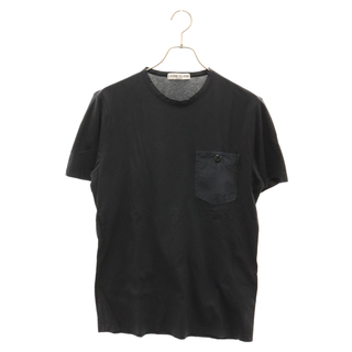 ストーンアイランド(STONE ISLAND)のSTONE ISLAND ストーンアイランド ポケット素材切替半袖Tシャツ ブラック 541521461(Tシャツ/カットソー(半袖/袖なし))
