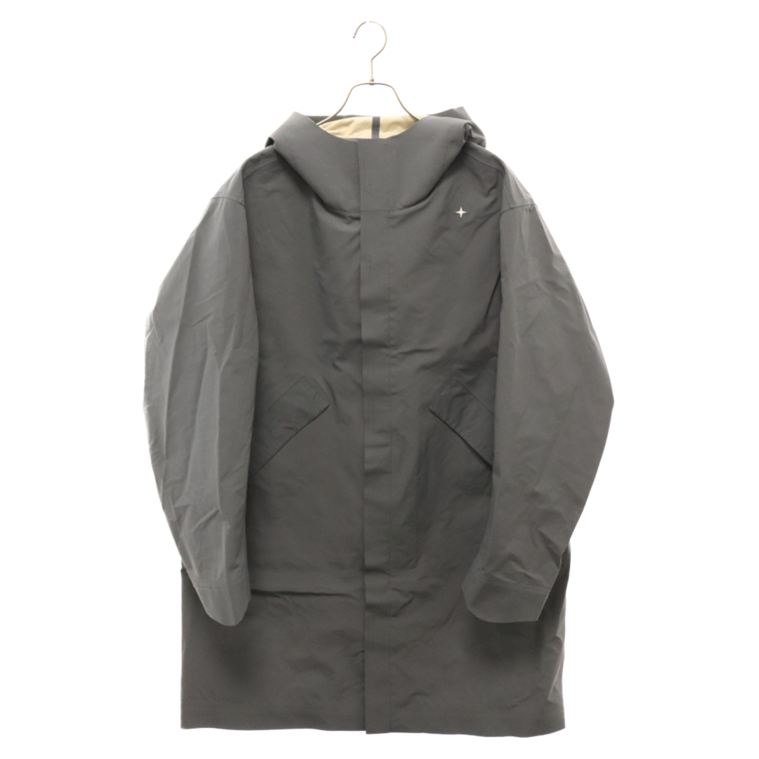 STONE ISLAND(ストーンアイランド)のSTONE ISLAND ストーンアイランド 3L STELLINA パーカー コート フード付き ロングコート 7915702G1 グレー メンズのジャケット/アウター(フライトジャケット)の商品写真