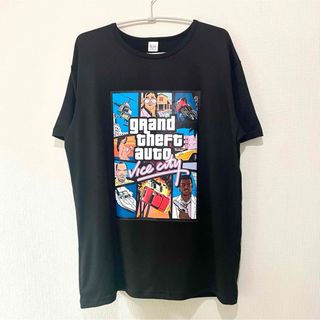 グランドセフトオート Tシャツ GTA グラセフ XLサイズ バイスシティTee(Tシャツ/カットソー(半袖/袖なし))