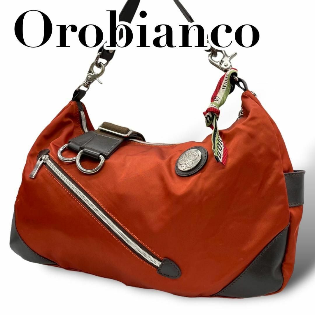 Orobianco(オロビアンコ)の美品　オロビアンコ　s35 ナイロン　肩掛け 2way ショルダーバッグ レディースのバッグ(ショルダーバッグ)の商品写真