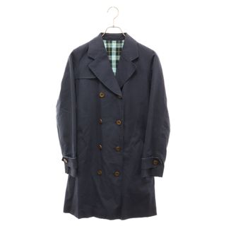 バーバリーブルーレーベル(BURBERRY BLUE LABEL)のBURBERRY BLUE LABEL バーバリーブルーレーベル 裏地チェック ステンカラーコート ネイビー FN533-100(ステンカラーコート)