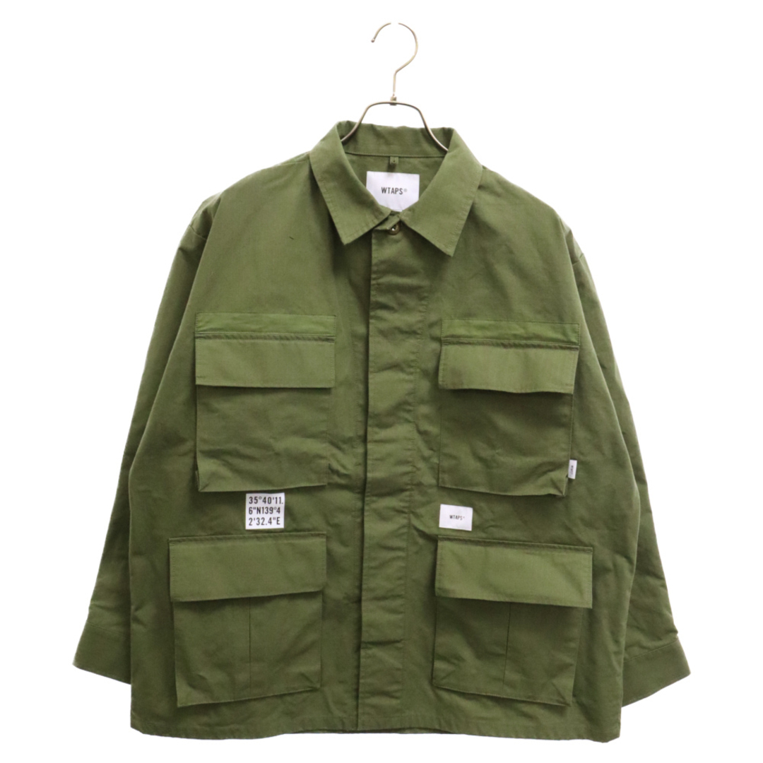 W)taps(ダブルタップス)のWTAPS ダブルタップス 23AW JMOD 01 LS NYCO RIPSTOP IDENTITY ミリタリージャケット カーキ 232WVDT-SHM03 メンズのジャケット/アウター(ミリタリージャケット)の商品写真