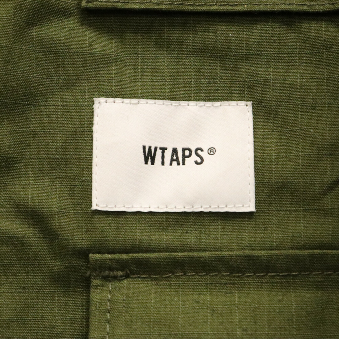 W)taps(ダブルタップス)のWTAPS ダブルタップス 23AW JMOD 01 LS NYCO RIPSTOP IDENTITY ミリタリージャケット カーキ 232WVDT-SHM03 メンズのジャケット/アウター(ミリタリージャケット)の商品写真