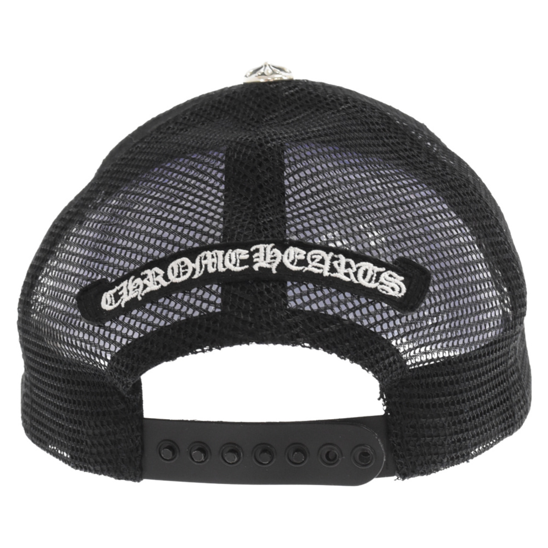 Chrome Hearts(クロムハーツ)のCHROME HEARTS クロムハーツ King Taco Trucker Cap キングタコ セメタリークロス トラッカーメッシュキャップ 帽子 ブラック メンズの帽子(キャップ)の商品写真
