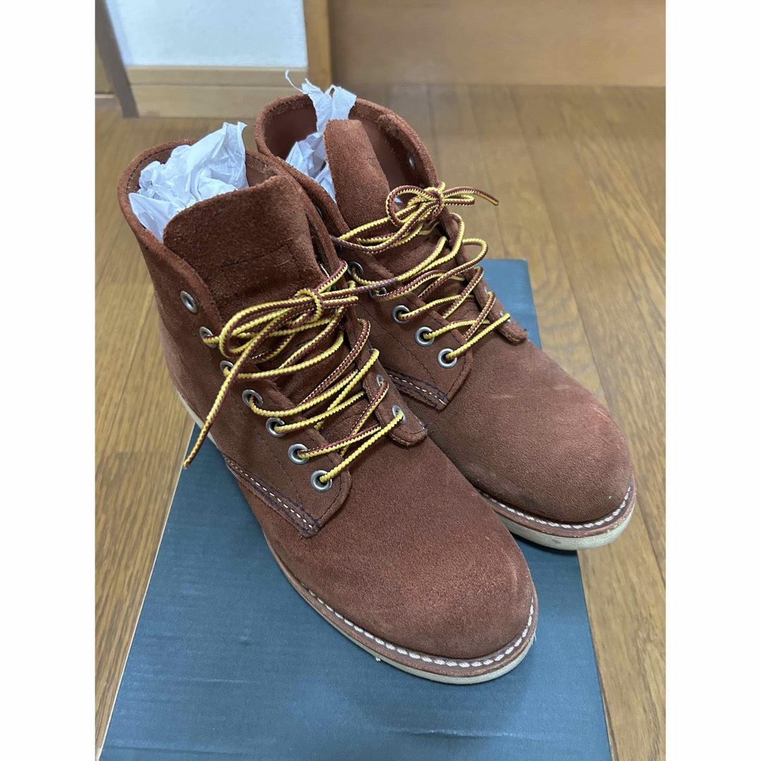 REDWING(レッドウィング)のREDWING　レッドウイング　8813　プレーントゥ　22.0cm 赤茶 レディースの靴/シューズ(ブーツ)の商品写真