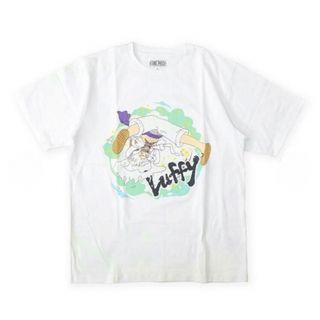 ワンピース(ONE PIECE)の《新品》ONE PIECE ギア5 ニカ　Tシャツ　Lサイズ　ホワイト(Tシャツ/カットソー(半袖/袖なし))