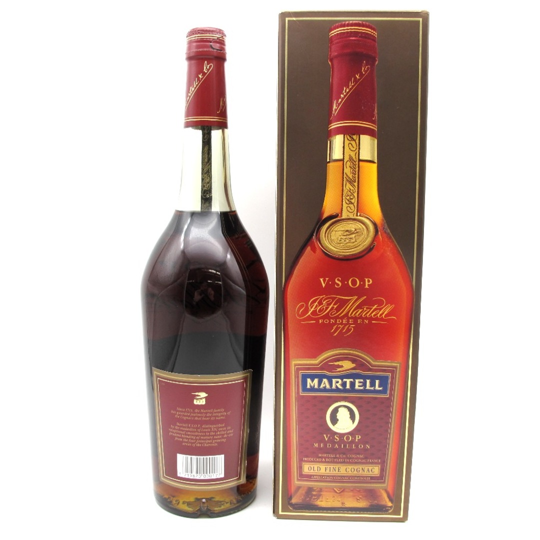 マーテル(マーテル)のMARTELL (マーテル) ブランデー VSOP MEDAILLON COGNAC メダイヨン コニャック 1000ml 40％ 洋酒 古酒 未開栓 食品/飲料/酒の酒(ブランデー)の商品写真