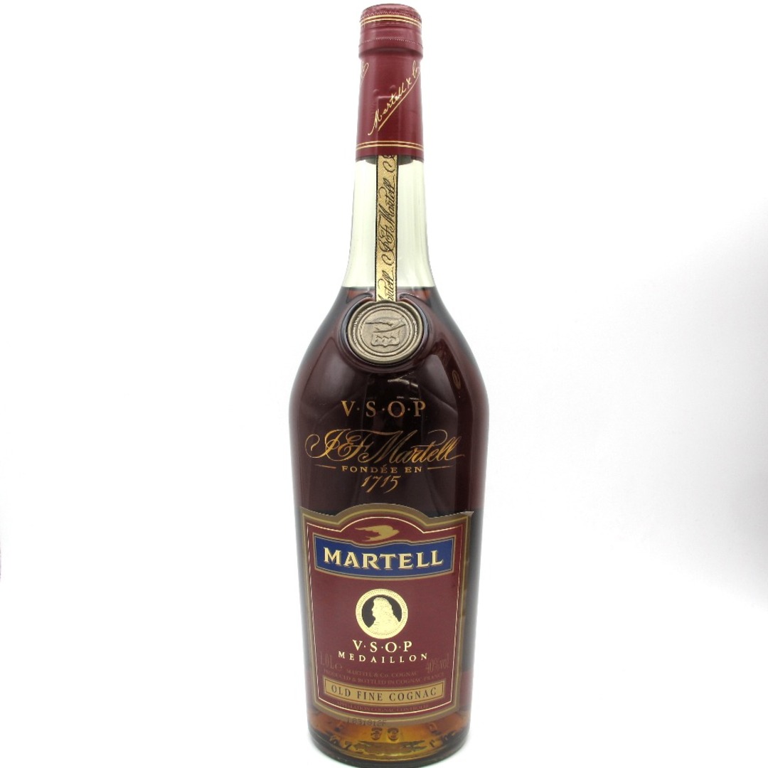 マーテル(マーテル)のMARTELL (マーテル) ブランデー VSOP MEDAILLON COGNAC メダイヨン コニャック 1000ml 40％ 洋酒 古酒 未開栓 食品/飲料/酒の酒(ブランデー)の商品写真