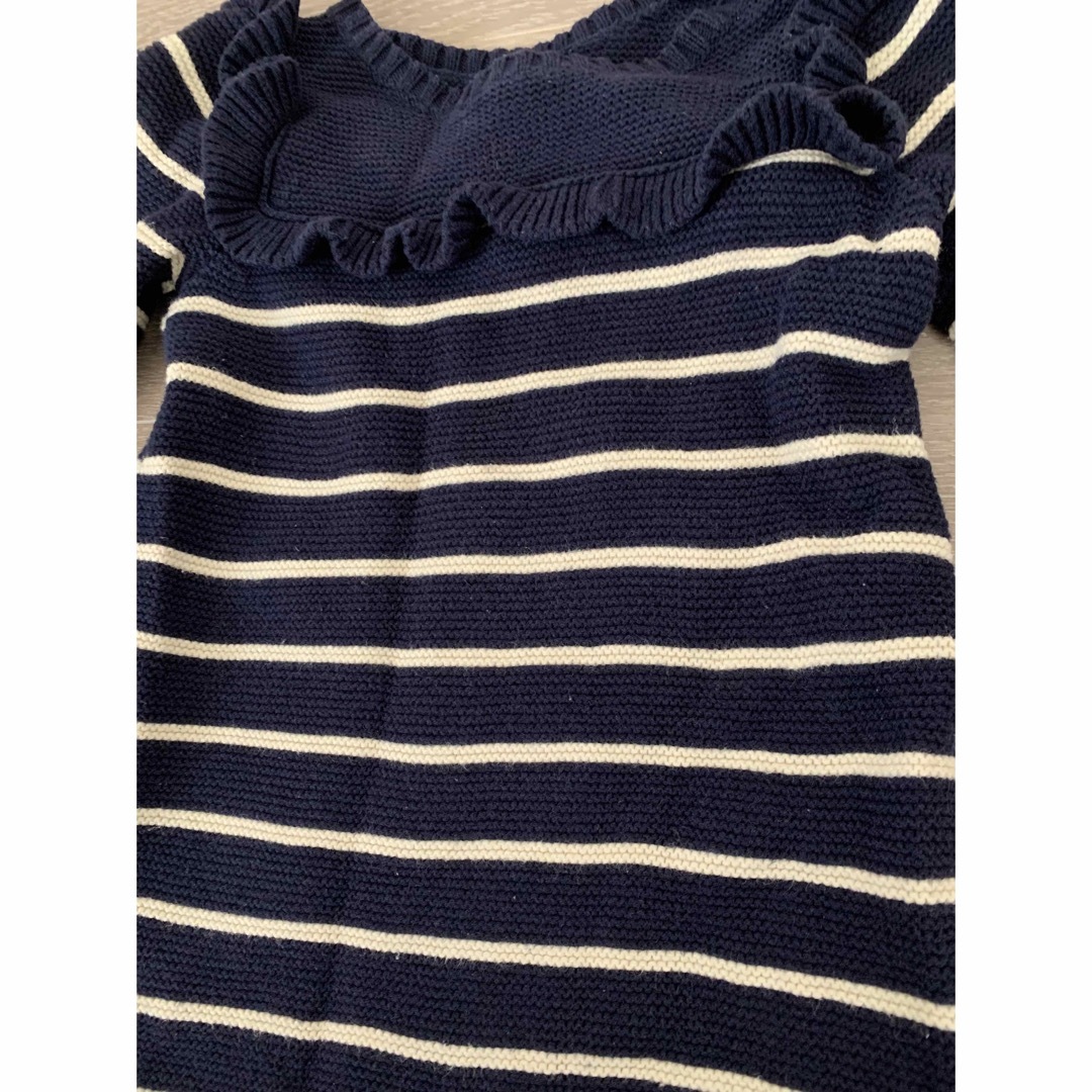 babyGAP(ベビーギャップ)の【80cm】babyGAP★ボーダーニットワンピース キッズ/ベビー/マタニティのベビー服(~85cm)(ワンピース)の商品写真