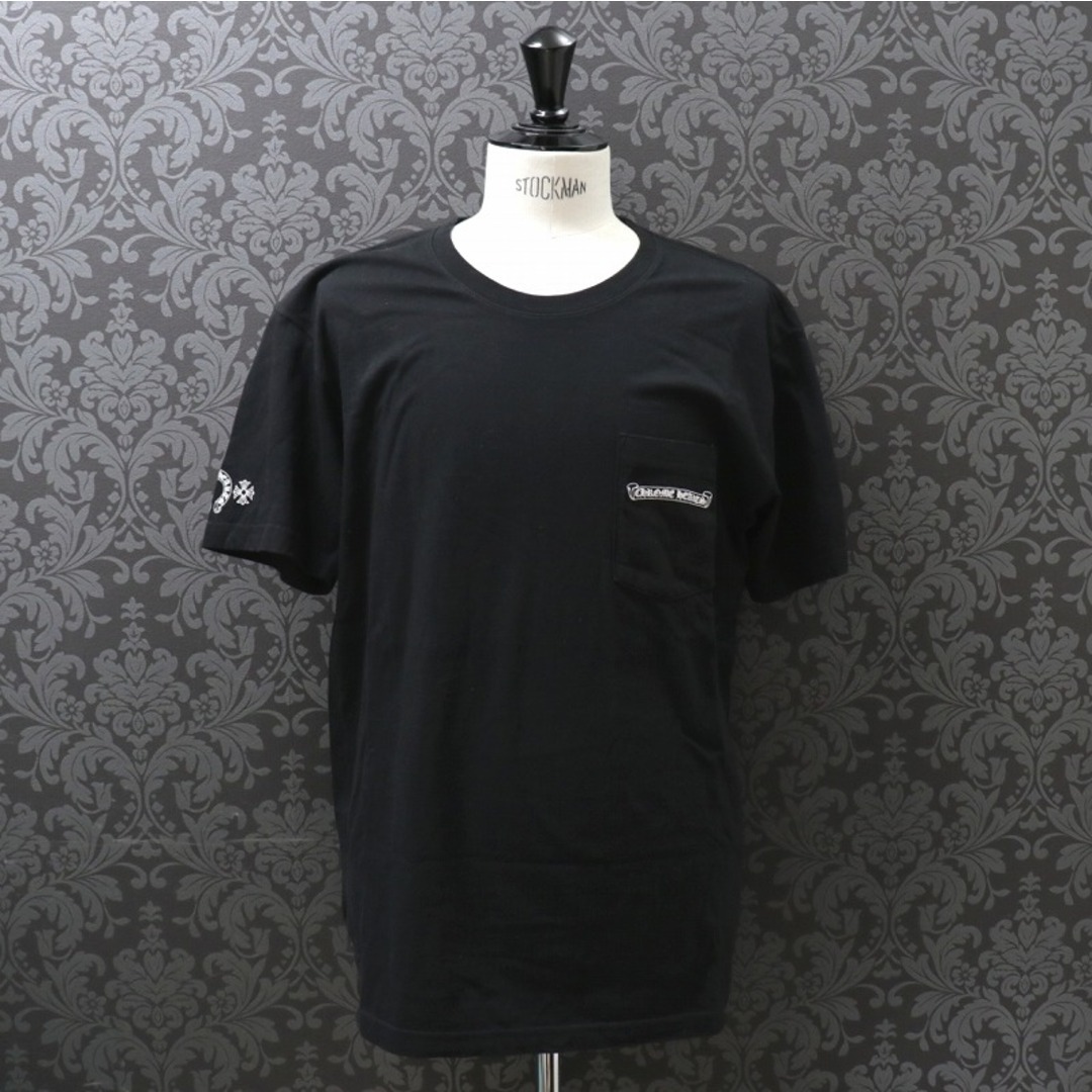 Chrome Hearts(クロムハーツ)のクロムハーツ【CHROMEHEARTS】マルチカラーセメタリークロスプリントTシャツ/ブラック/XLサイズ【中古】121525 メンズのトップス(Tシャツ/カットソー(半袖/袖なし))の商品写真