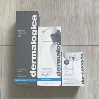 新品3点セットdermalogica クレンジング＋洗顔料＋角質ケア洗顔料(クレンジング/メイク落とし)