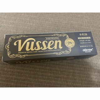 【未開封】VUSSEN／28／80g／ホワイトニング歯磨き粉(歯磨き粉)