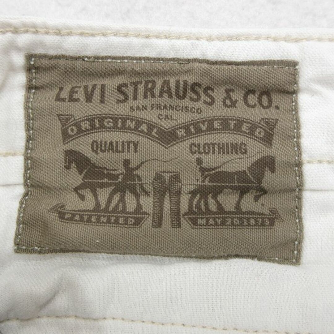 Levi's(リーバイス)のW34★古着 リーバイス Levis パンツ メンズ コットン 白 ホワイト 24mar05 中古 ボトムス ロング メンズのパンツ(ワークパンツ/カーゴパンツ)の商品写真