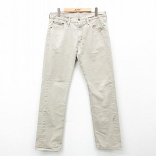 リーバイス(Levi's)のW32★古着 リーバイス Levis 513 ジーンズ メンズ ベージュ カーキ 24mar05 中古 ボトムス ジーパン Gパン ロング パンツ(ワークパンツ/カーゴパンツ)