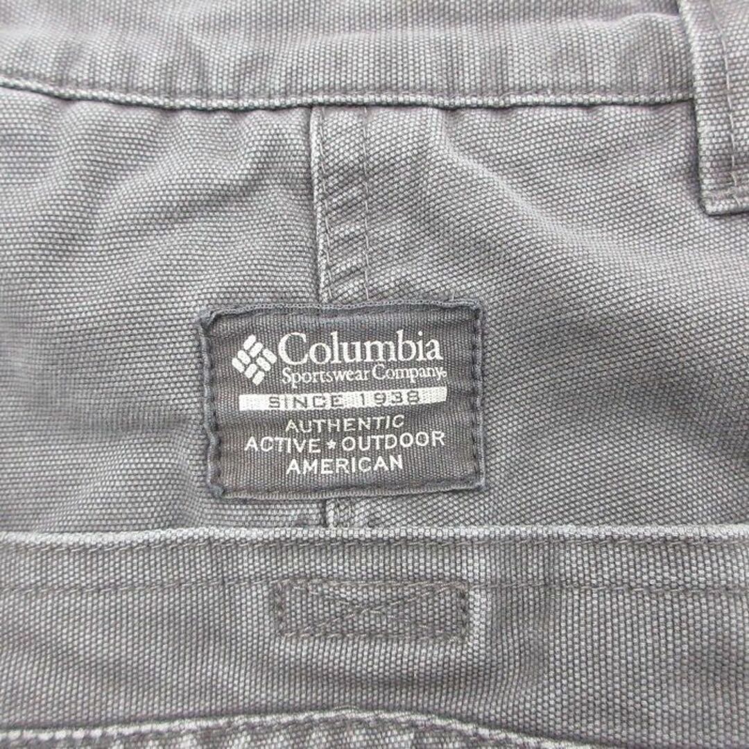 Columbia(コロンビア)のW33★古着 コロンビア COLUMBIA ショート パンツ ショーツ メンズ 00年代 00s ダック地 コットン グレー 24mar01 中古 ボトムス 短パン ショーパン ハーフ メンズのパンツ(ワークパンツ/カーゴパンツ)の商品写真