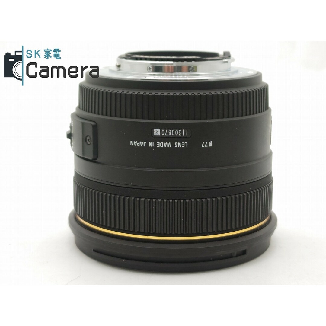 SIGMA(シグマ)のSIGMA EX 50ｍｍ F1.4 DG HSM SAマウント シグマ 美品 スマホ/家電/カメラのカメラ(レンズ(単焦点))の商品写真